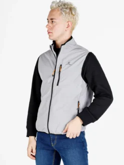 Athl Dpt Gilet da uomo impermeabile con zip
