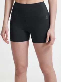 Athl Dpt Shorts sportivi da donna elasticizzati - nero