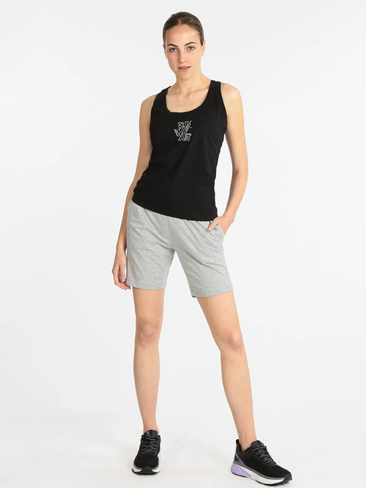 Athl Dpt Shorts sportivi donna con coulisse
