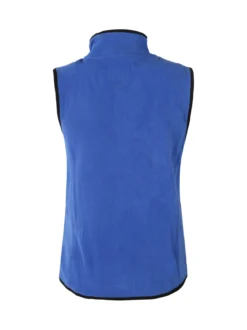 Athl Dpt Smanicato donna in pile con zip - blu