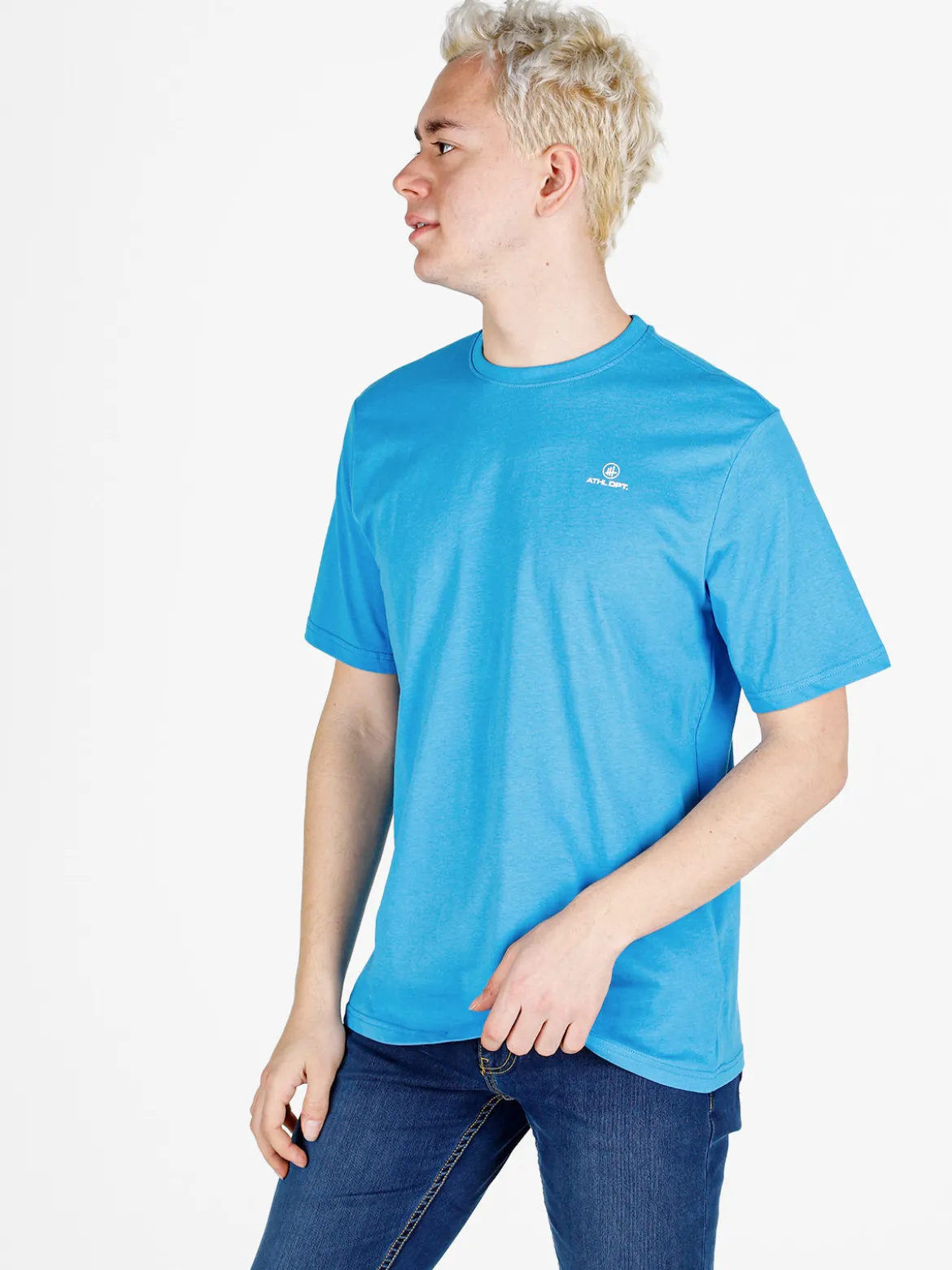 Athl Dpt T-shirt da uomo in cotone con logo
