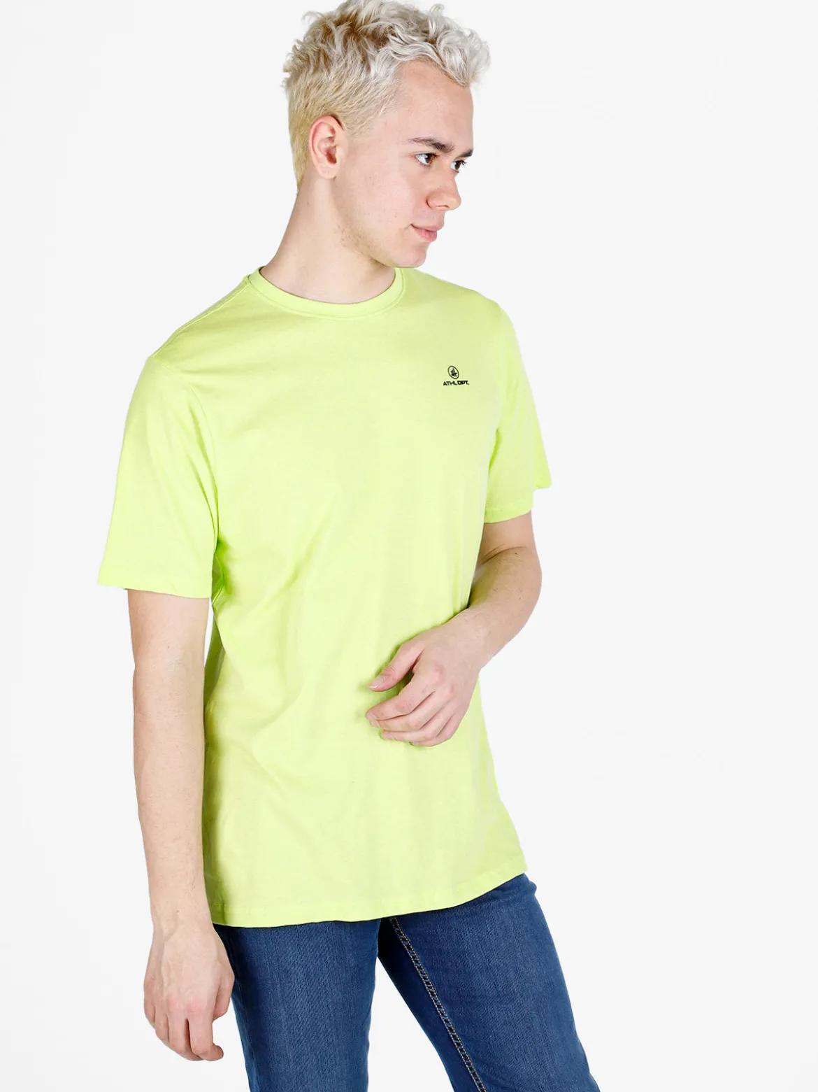 Athl Dpt T-shirt da uomo in cotone con logo