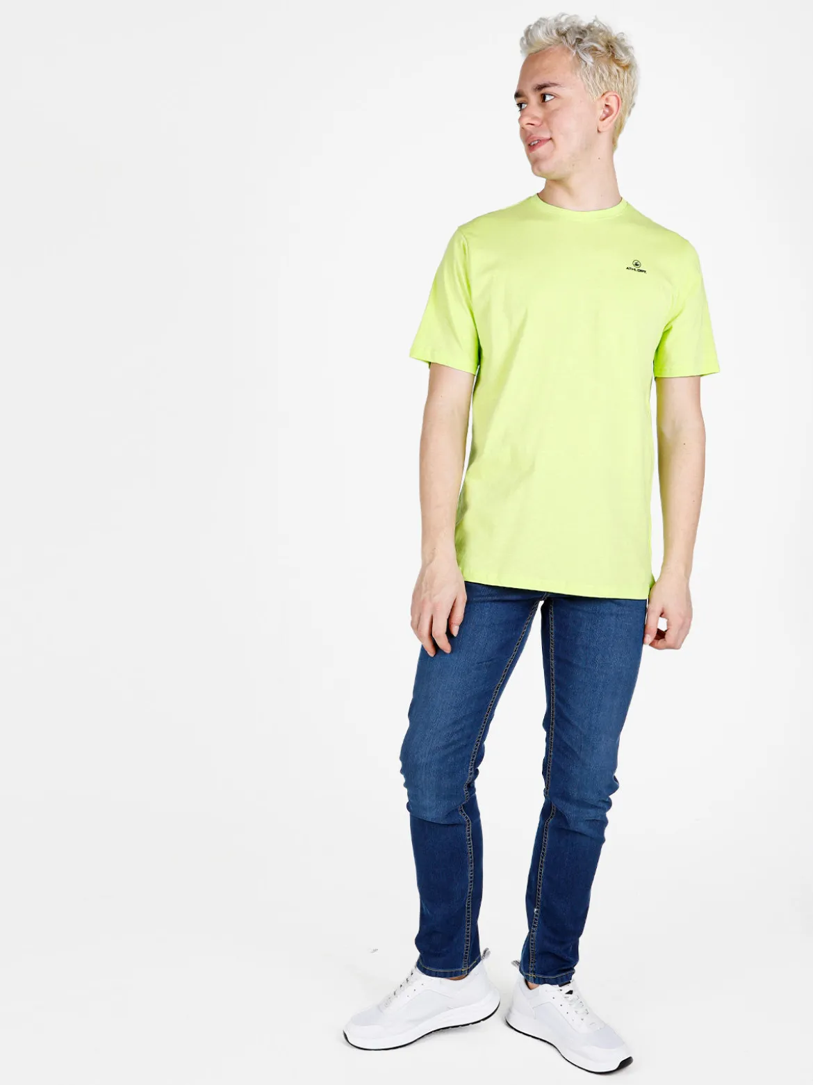 Athl Dpt T-shirt da uomo in cotone con logo