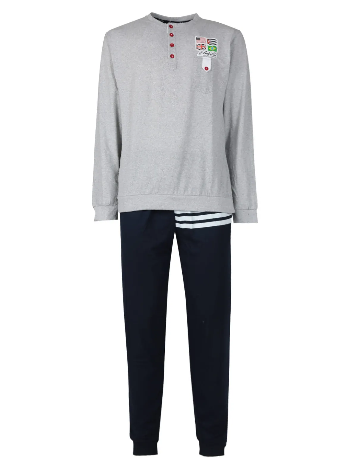 Australian Pigiama lungo da uomo con stampe