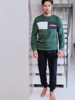 Australian Pigiama lungo da uomo in cotone