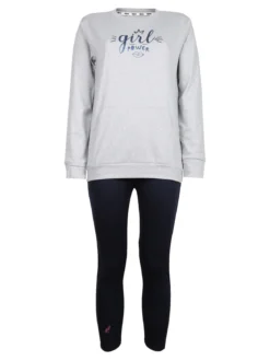 Australian Pigiama lungo donna in caldo cotone