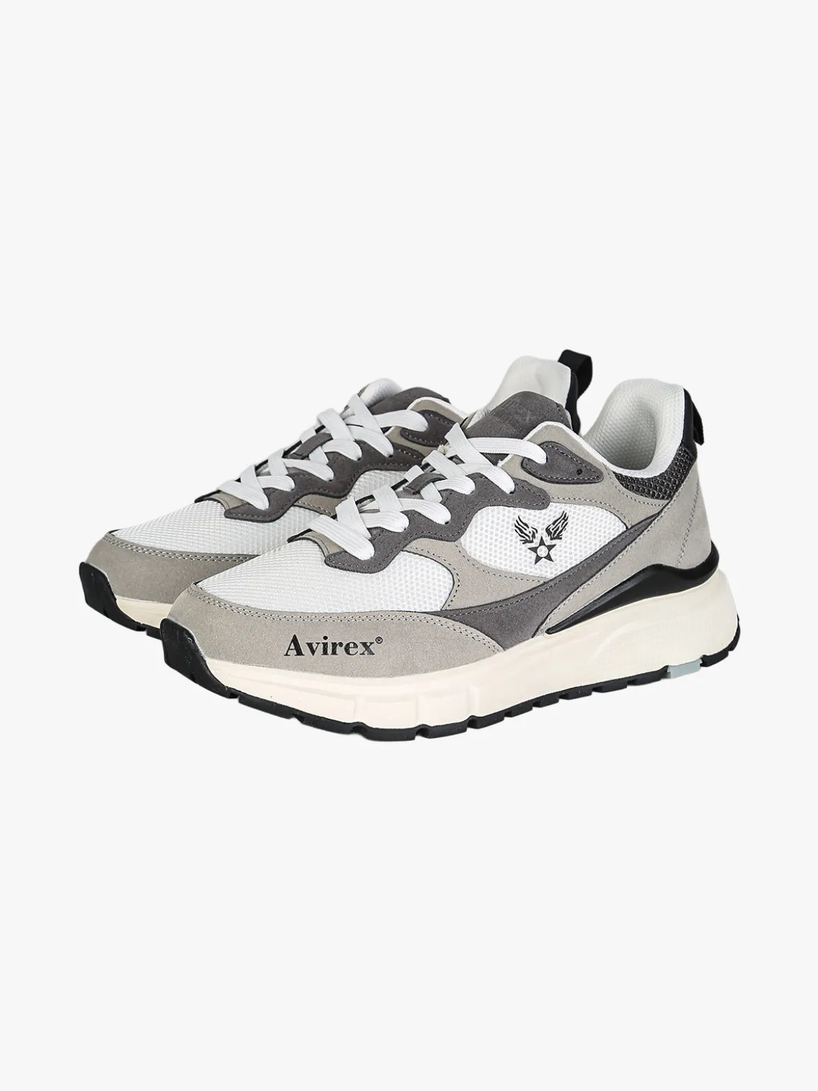 Avirex Sneakers stringate da uomo - grigio scuro