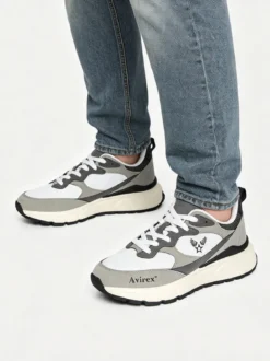 Avirex Sneakers stringate da uomo - grigio scuro