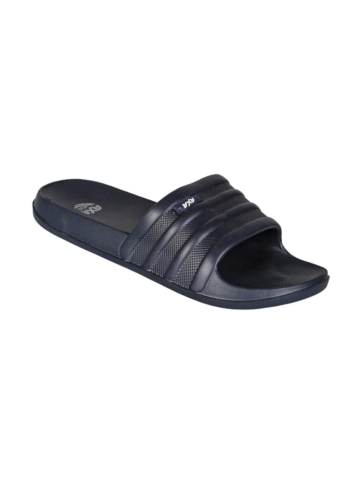 Axa Shoes Ciabatte da donna in gomma con fascia larga - blu scuro