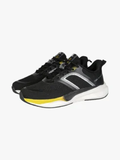 Axa Shoes Sneakers sportive da uomo in maglia - nero