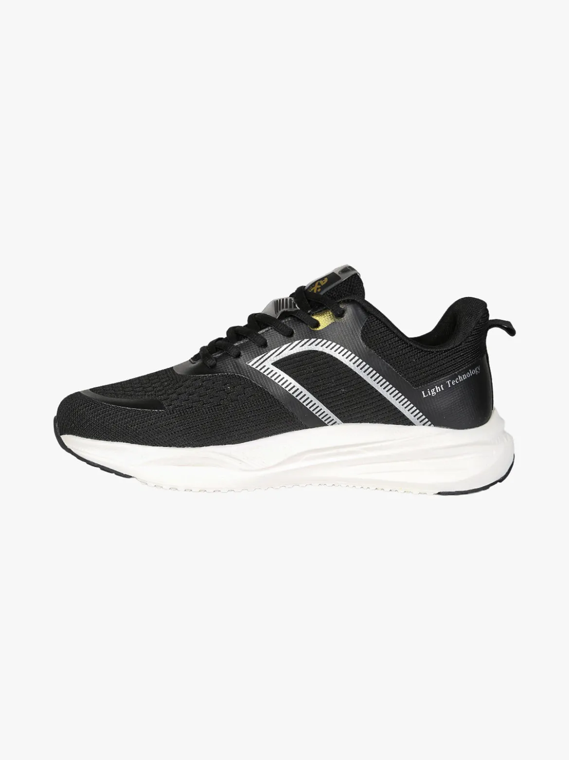 Axa Shoes Sneakers sportive da uomo in maglia - nero