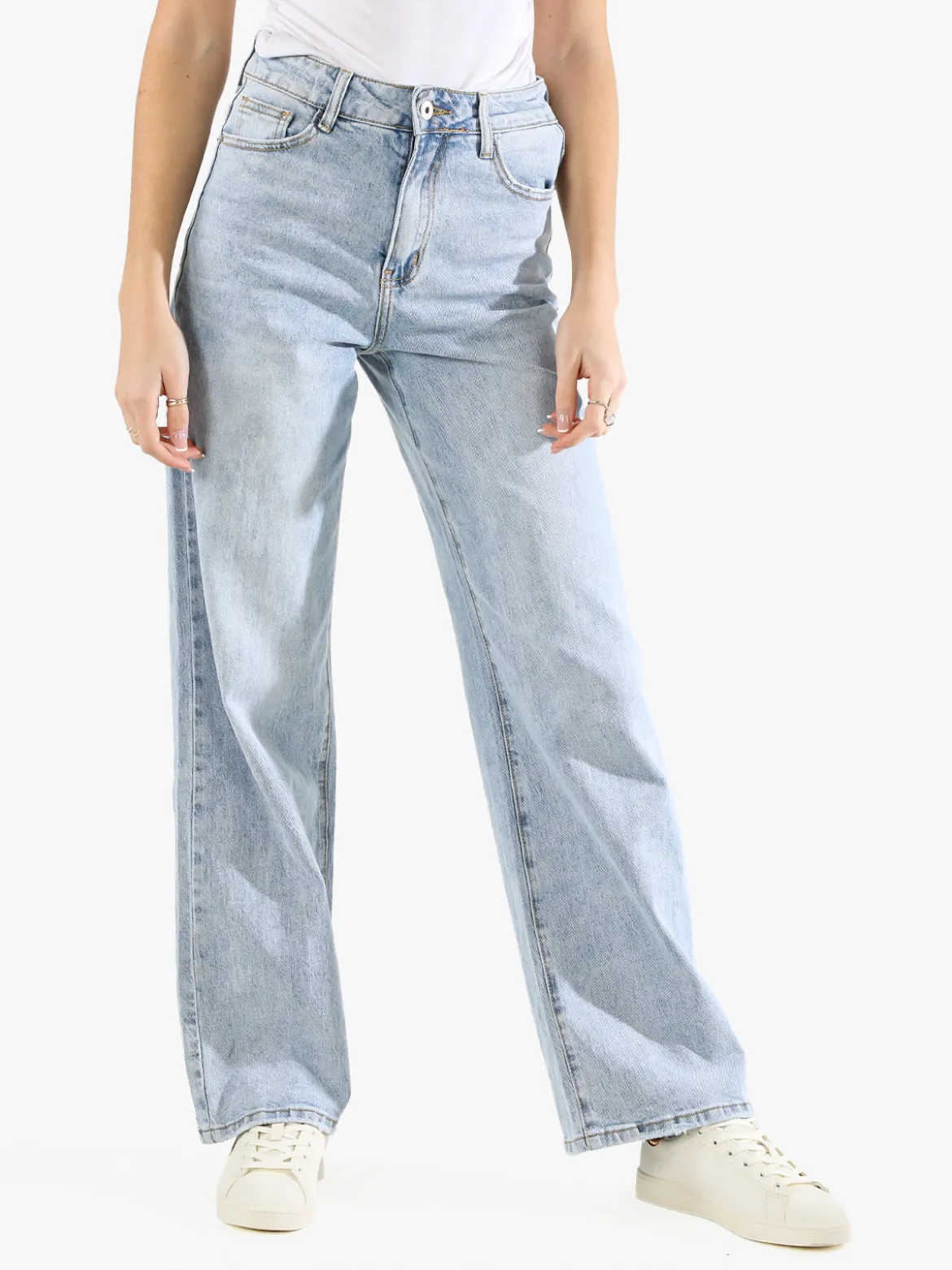 Ayaaa Jeans donna a gamba larga - jeans