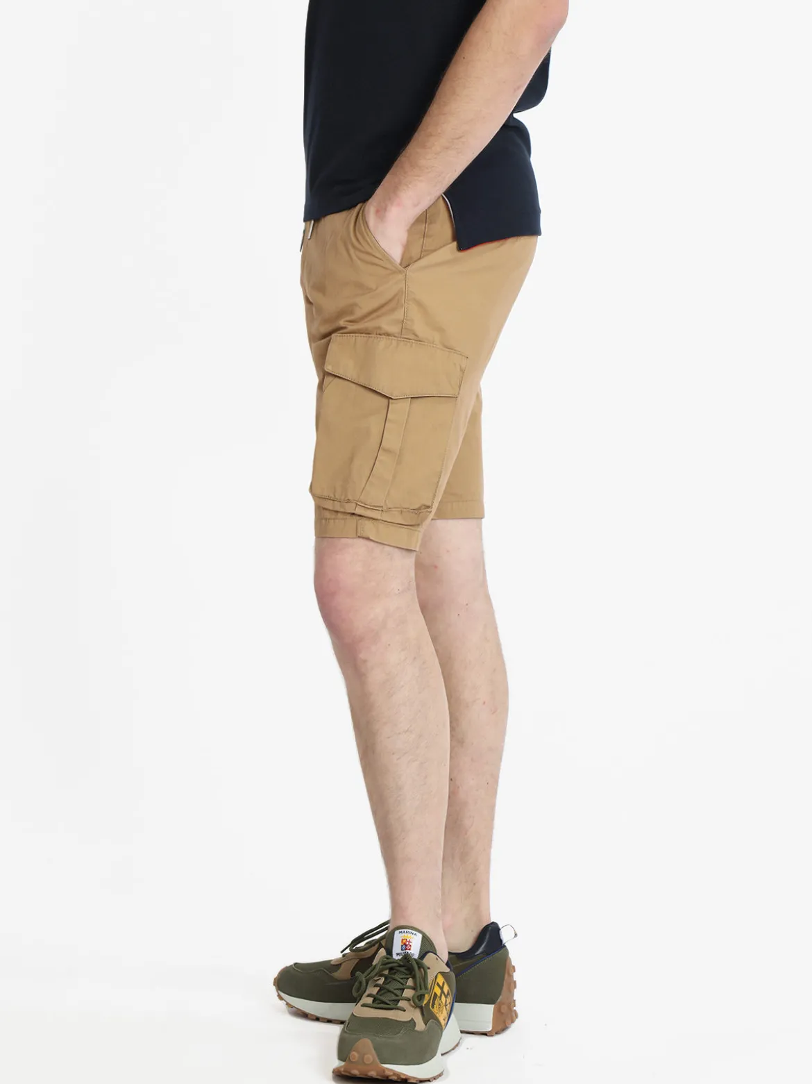 Baci & Abbracci Bermuda cargo da uomo con coulisse