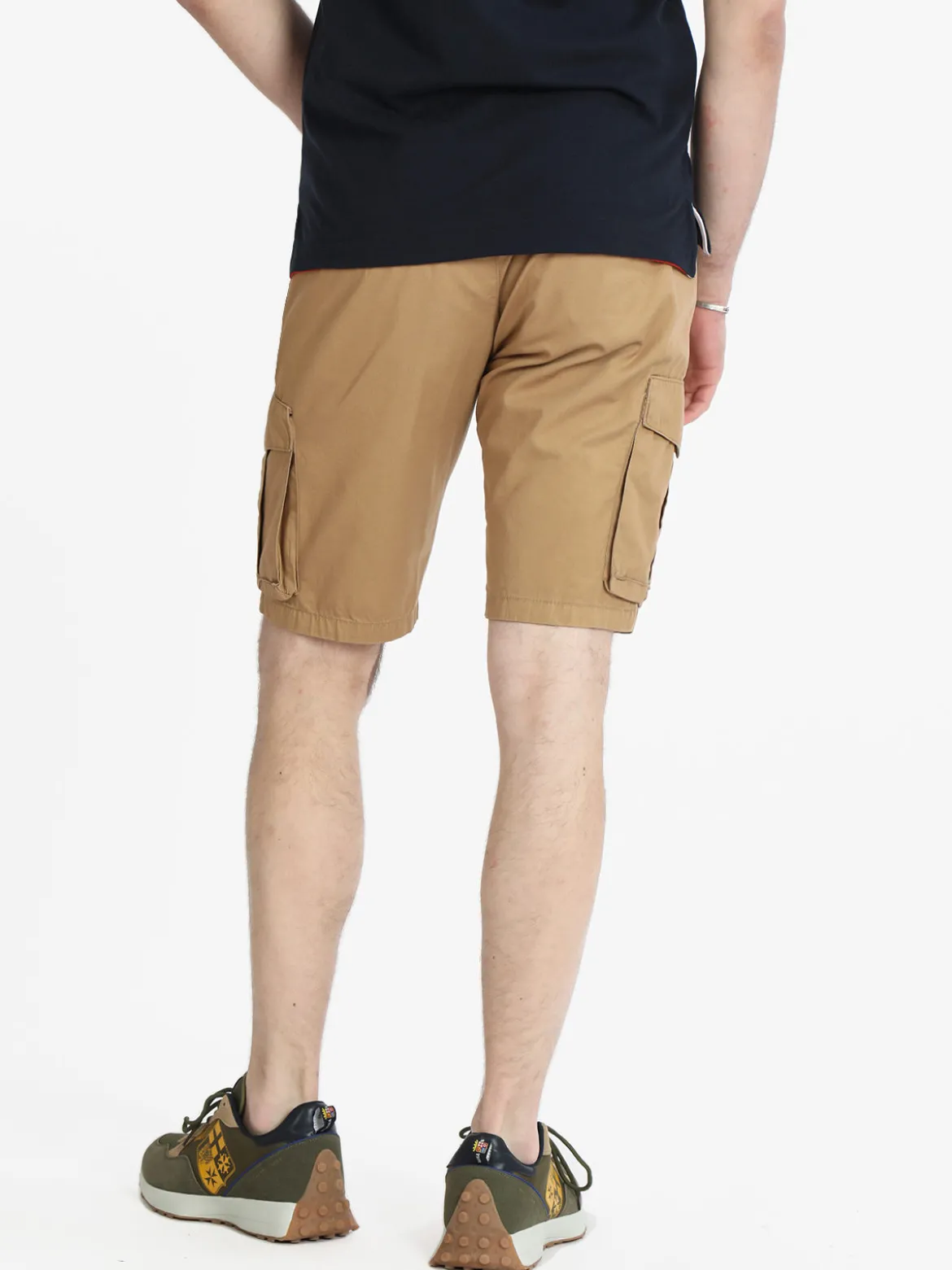 Baci & Abbracci Bermuda cargo da uomo con coulisse