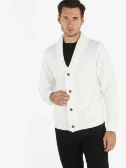 Baci & Abbracci Cardigan uomo in maglia a trecce