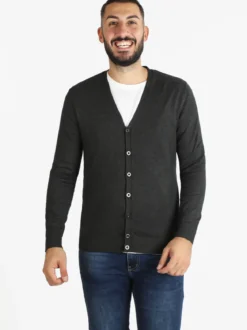 Baci & Abbracci Cardigan uomo in maglia con bottoni