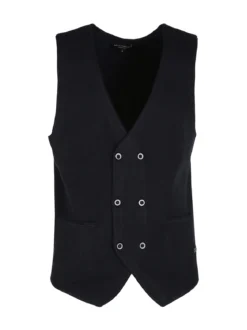 Baci & Abbracci Gilet in maglia da uomo a doppiopetto