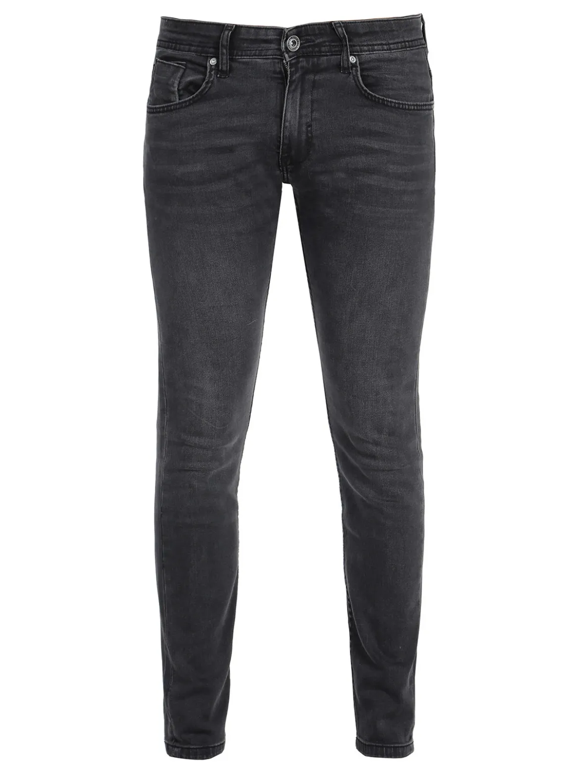 Baci & Abbracci Jeans da uomo nero slavato