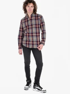 Baci & Abbracci Jeans da uomo nero slavato