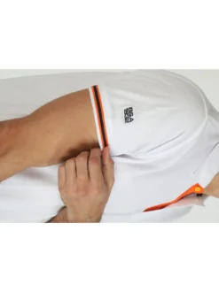 Baci & Abbracci Polo da uomo a maniche corte in cotone