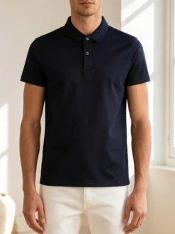 Baci & Abbracci Polo in cotone uomo manica corta