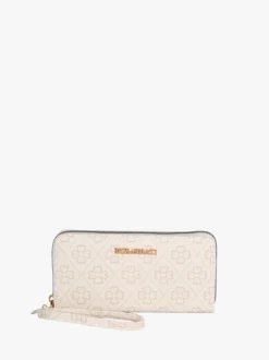 Baci & Abbracci Portafoglio da donna con zip - panna