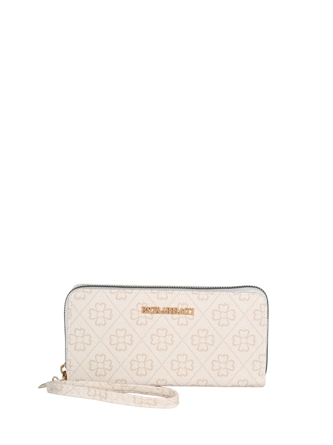 Baci & Abbracci Portafoglio da donna con zip - panna
