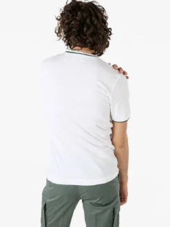Baci & Abbracci T-shirt in cotone da uomo con stampa - bianco