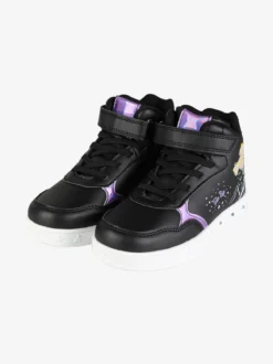 Bacio & Bacio Sneakers alte da bambina con cinturino a strappo e luci