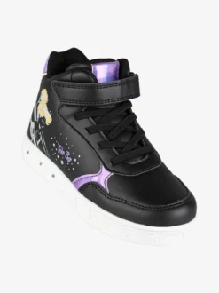 Bacio & Bacio Sneakers alte da bambina con cinturino a strappo e luci