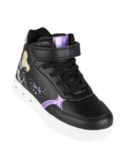 Bacio & Bacio Sneakers alte da bambina con cinturino a strappo e luci