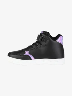 Bacio & Bacio Sneakers alte da ragazza con cinturino a strappo e luci