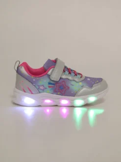 Bacio & Bacio Sneakers da bambina con chiusura a strappo e luci
