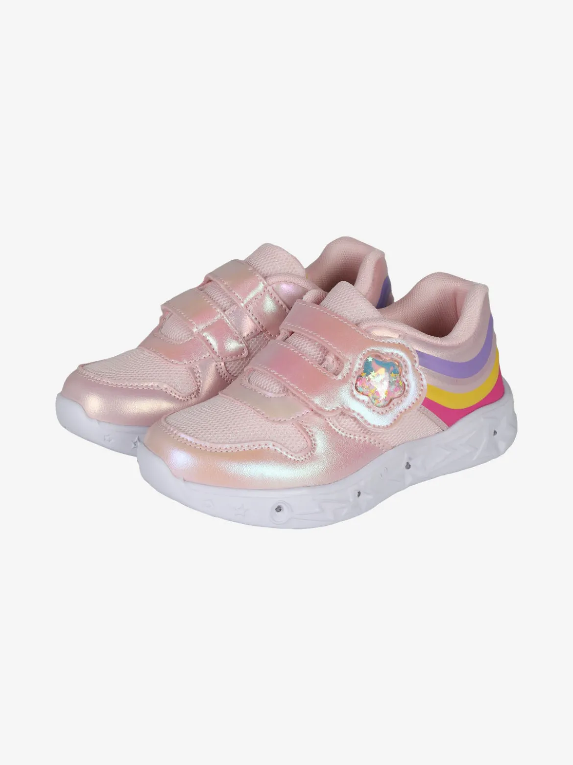 Bacio & Bacio Sneakers da bambina con luci e strappo