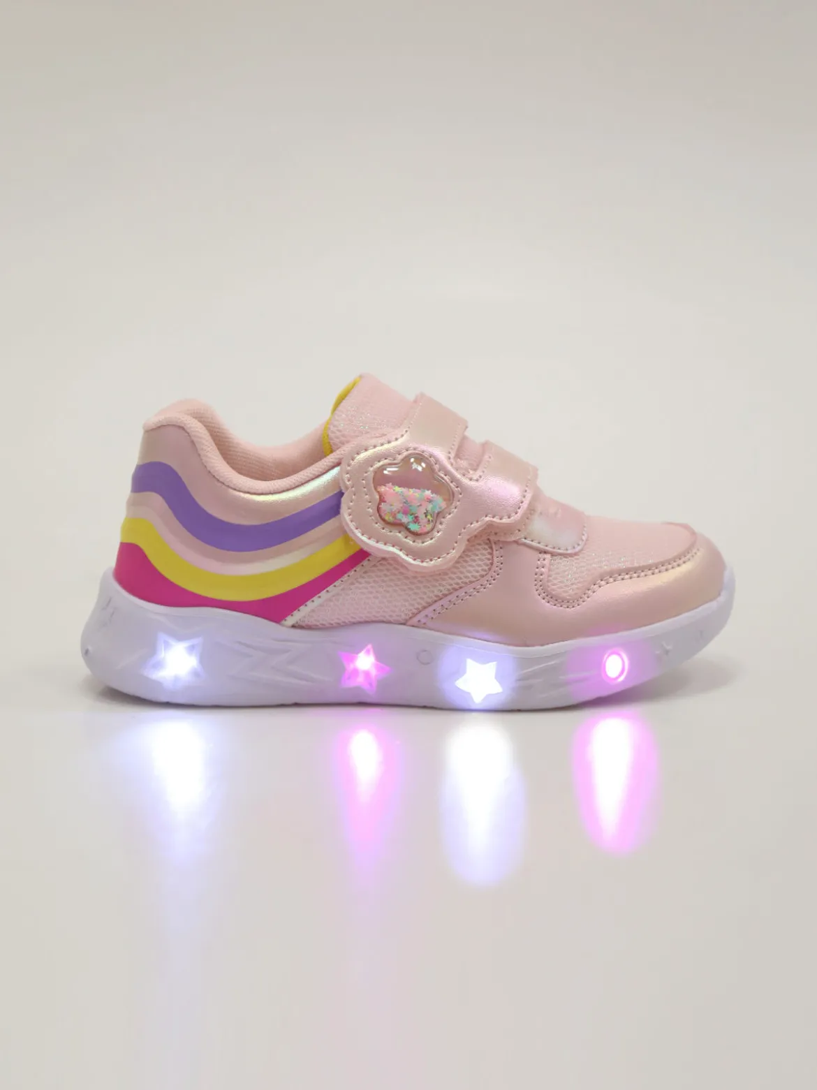 Bacio & Bacio Sneakers da bambina con luci e strappo