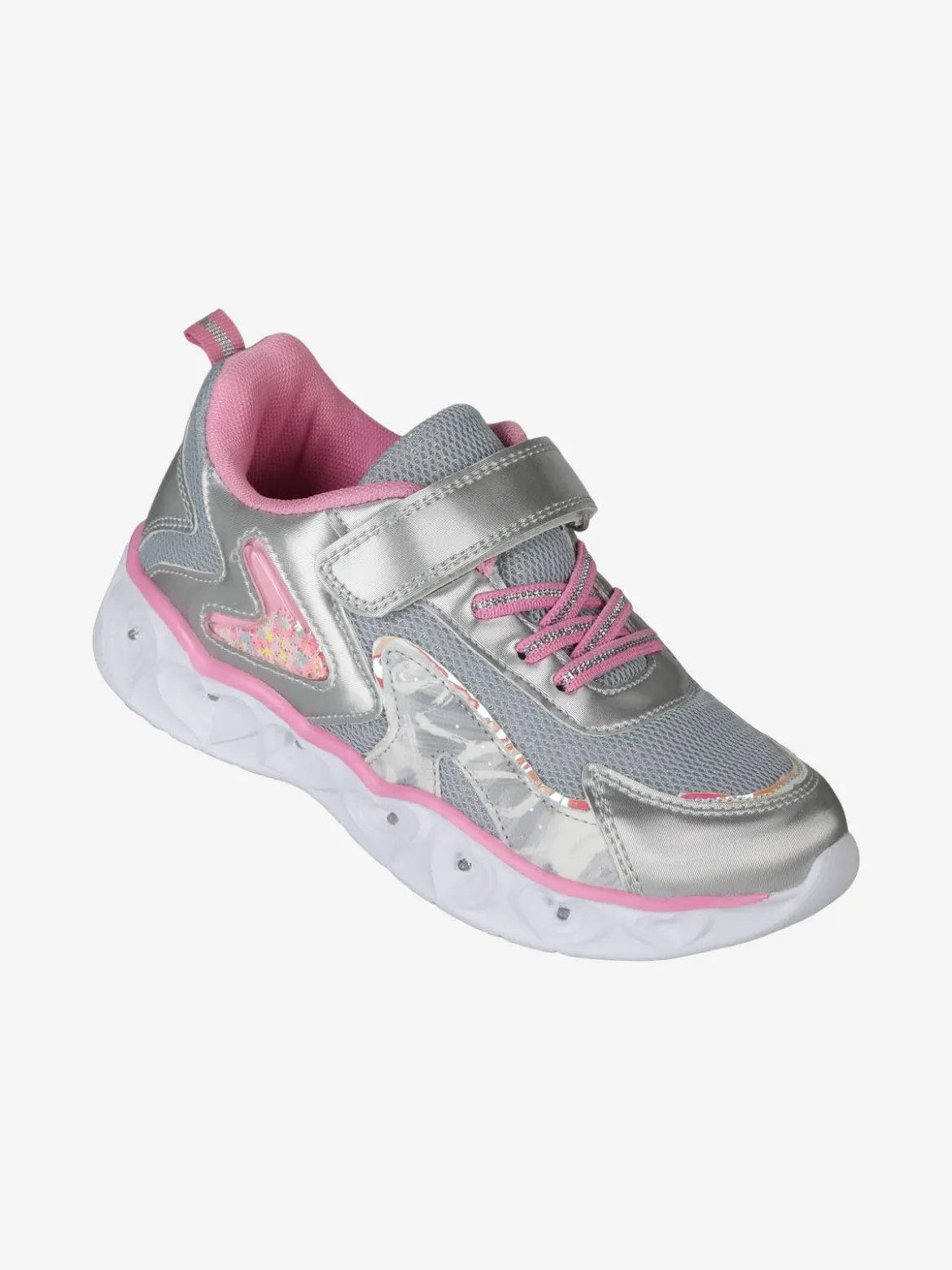 Bacio & Bacio Sneakers da ragazza con luci e strappo