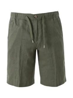 Bad Boys Bermuda in lino da uomo - militare