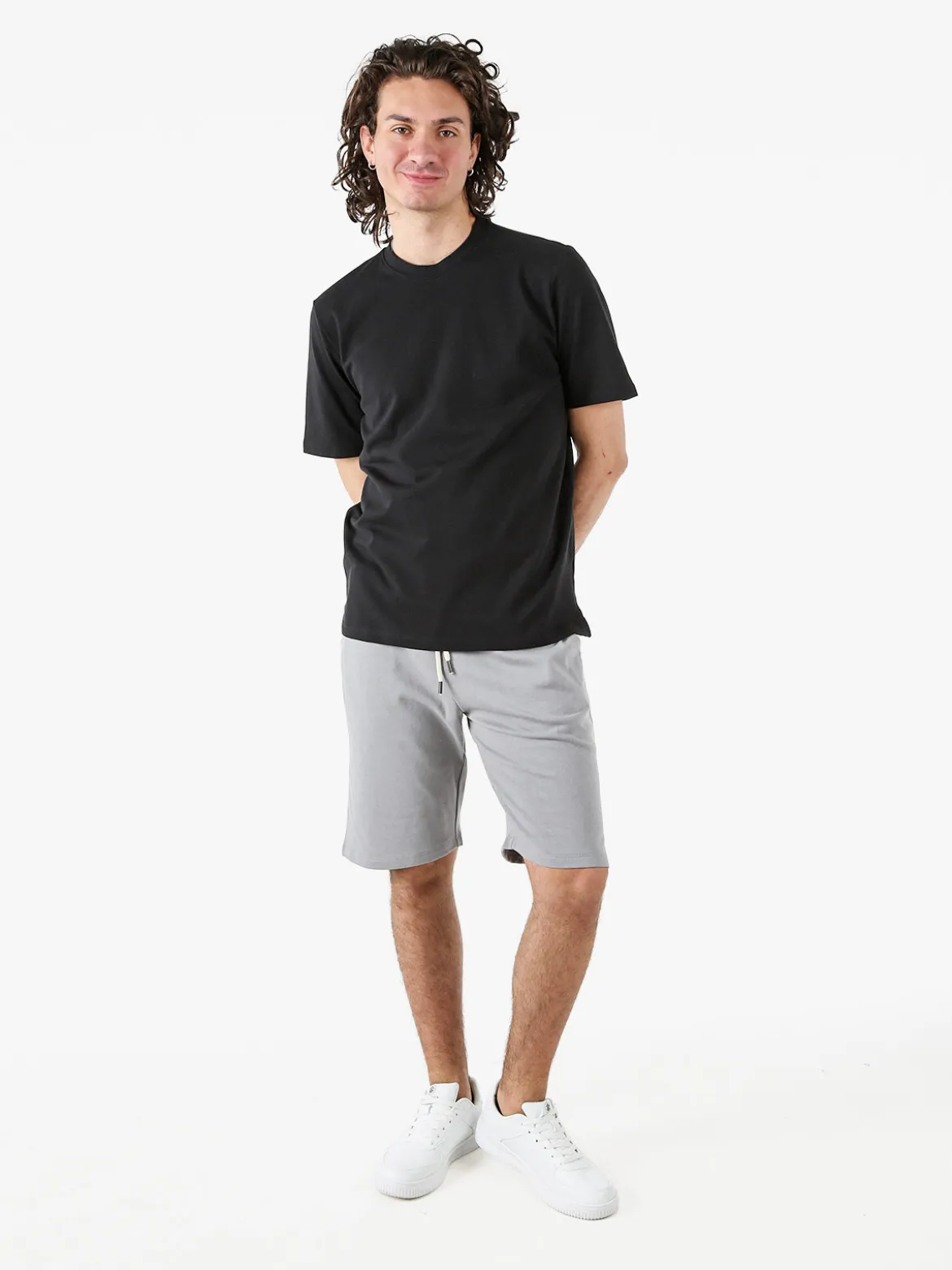 Bad Boys T-shirt girocollo da uomo in cotone - nero