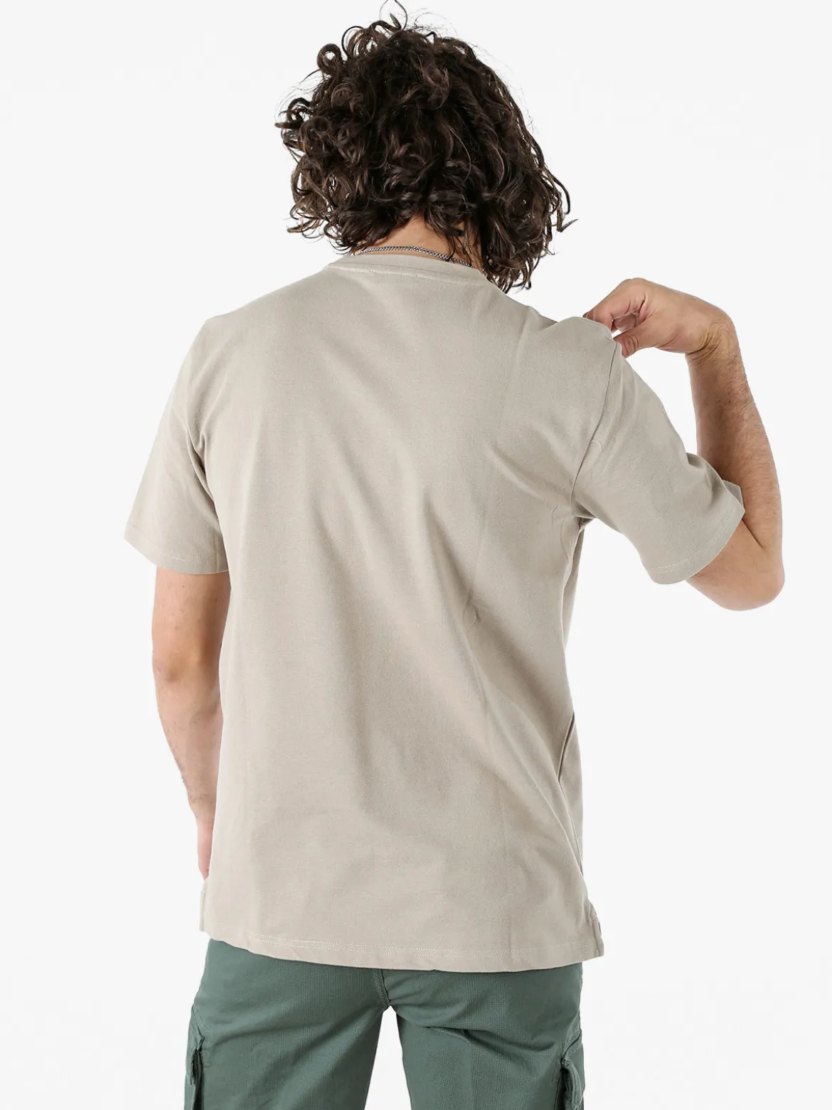 Bad Boys T-shirt girocollo da uomo in cotone - taupe