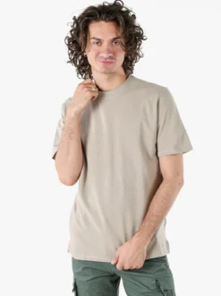 Bad Boys T-shirt girocollo da uomo in cotone - taupe