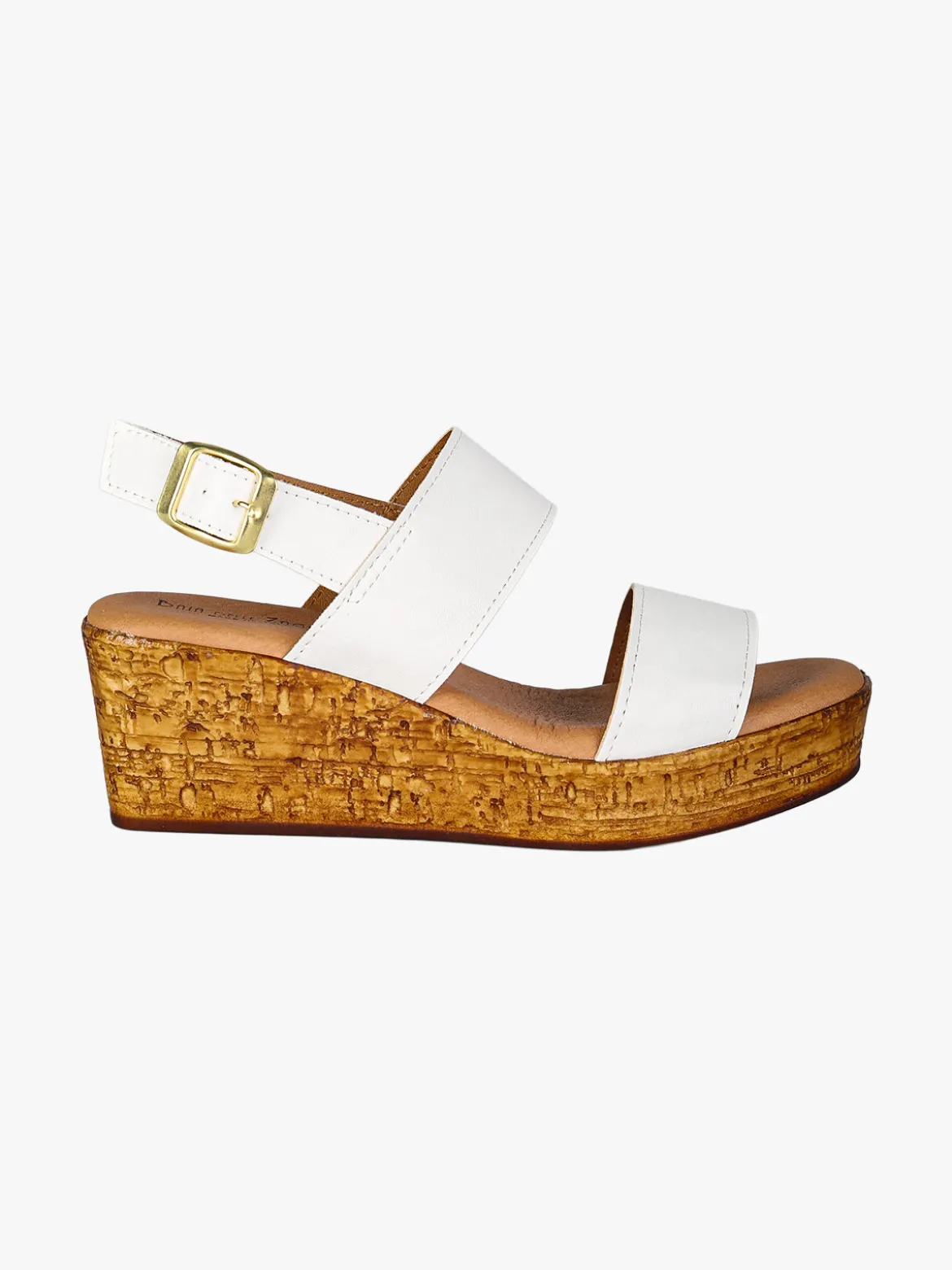 Baia Delle Zagare Sandali donna con zeppa e plateau - bianco
