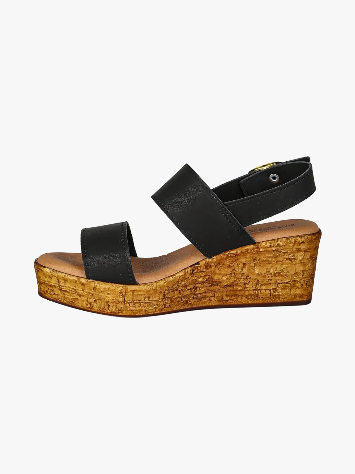 Baia Delle Zagare Sandali donna con zeppa e plateau - nero
