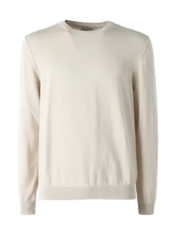 Baker'S Pullover girocollo da uomo in cotone - beige