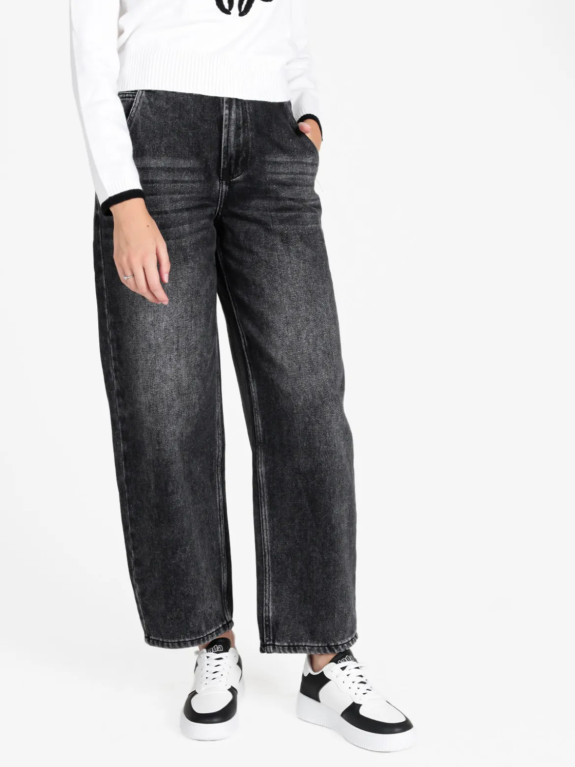 Baseventi Jeans donna mom fit