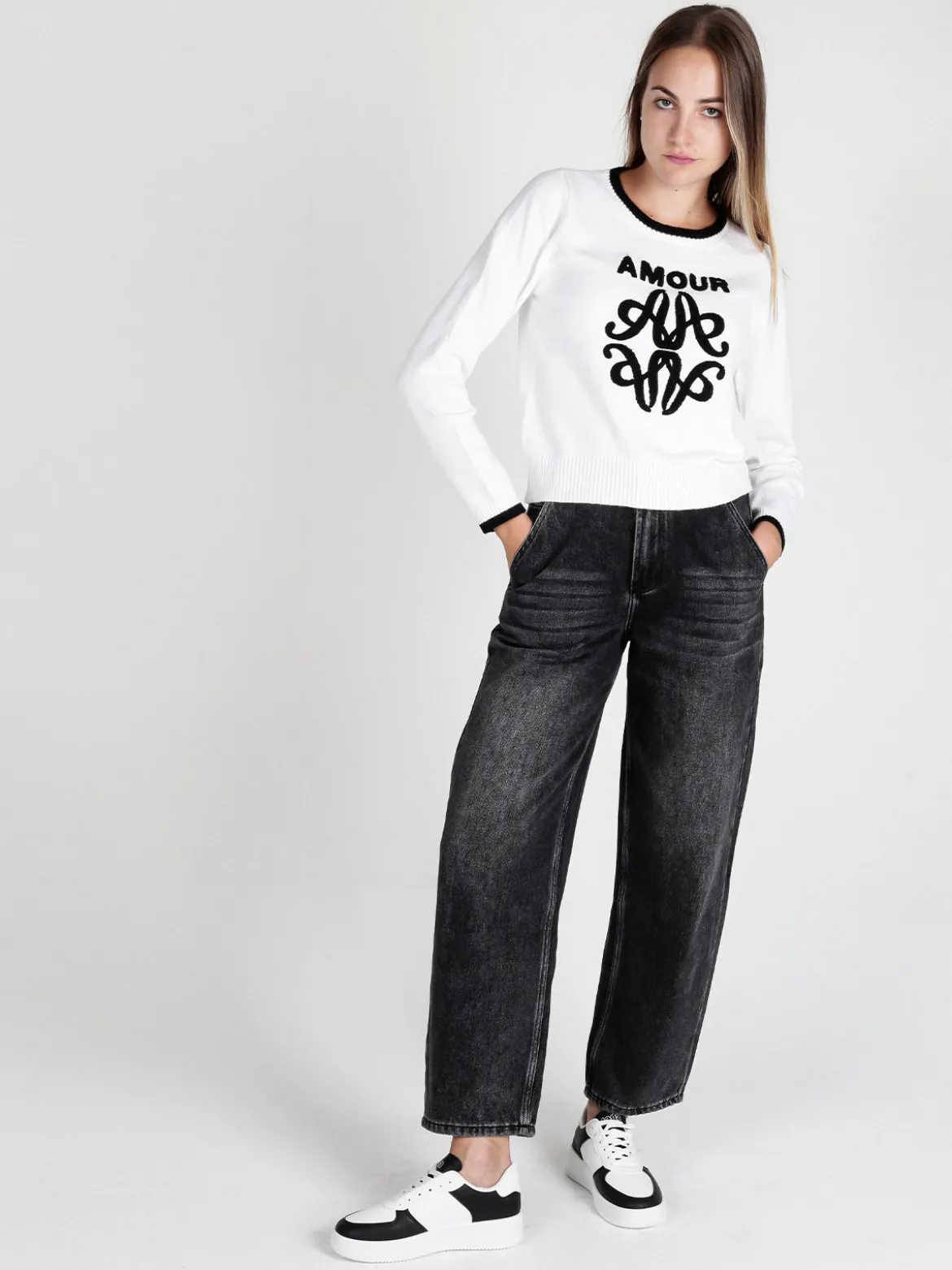Baseventi Jeans donna mom fit