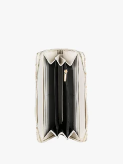 B.Cavalli Portafoglio da donna con stampe - bianco
