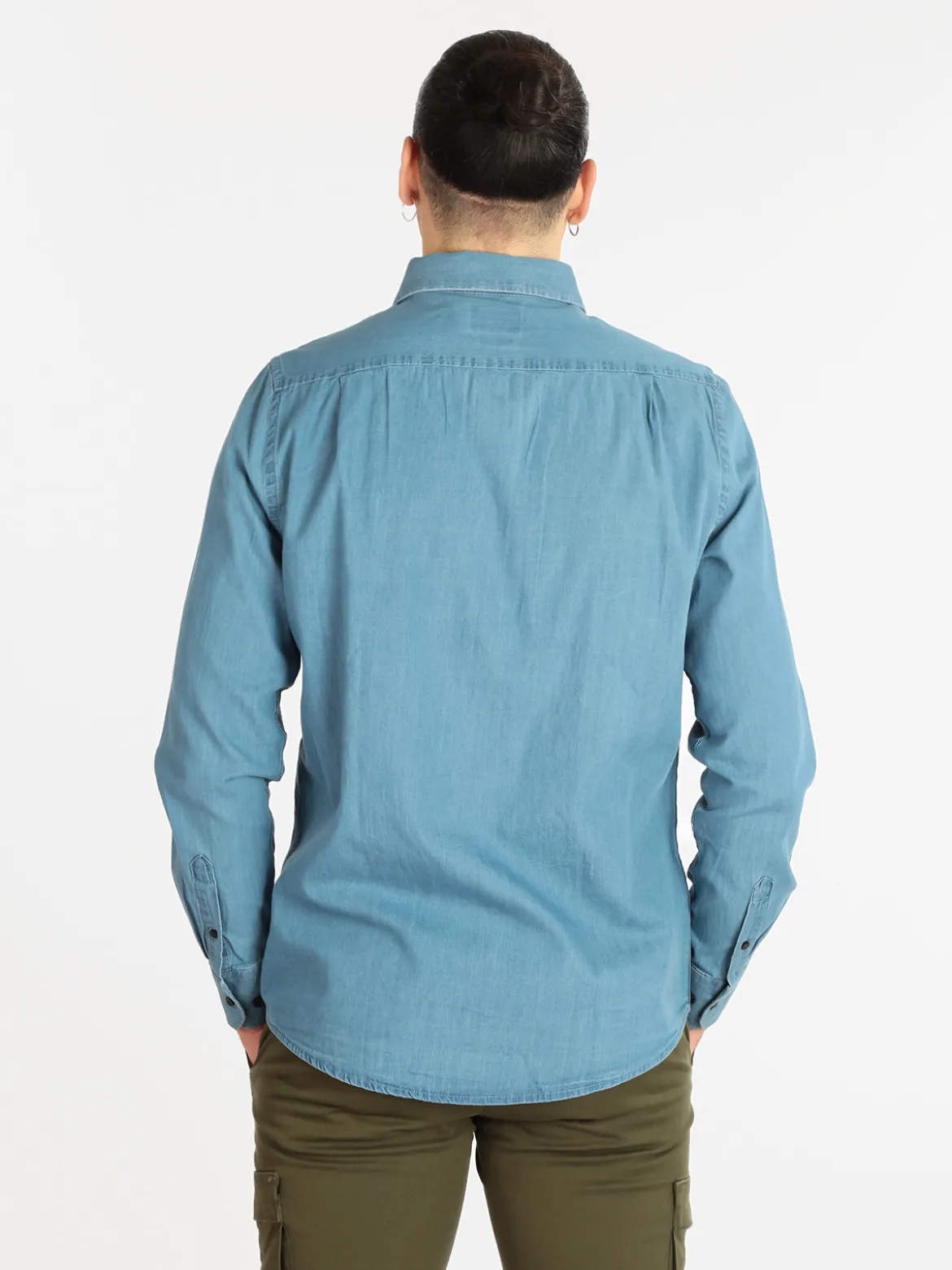 Be Board Camicia da uomo in jeans