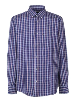 Be Board Camicia da uomo regular fit a fantasia