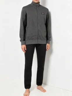 Be Board Completo tuta da uomo con felpa e pantaloni - grigio scuro