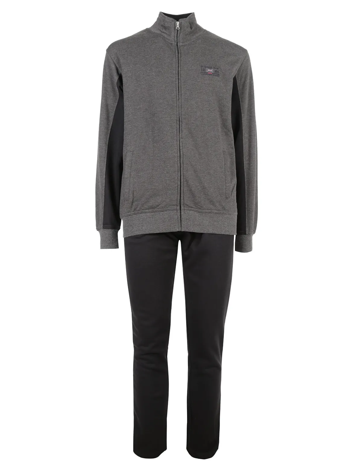 Be Board Completo tuta da uomo con felpa e pantaloni - grigio scuro